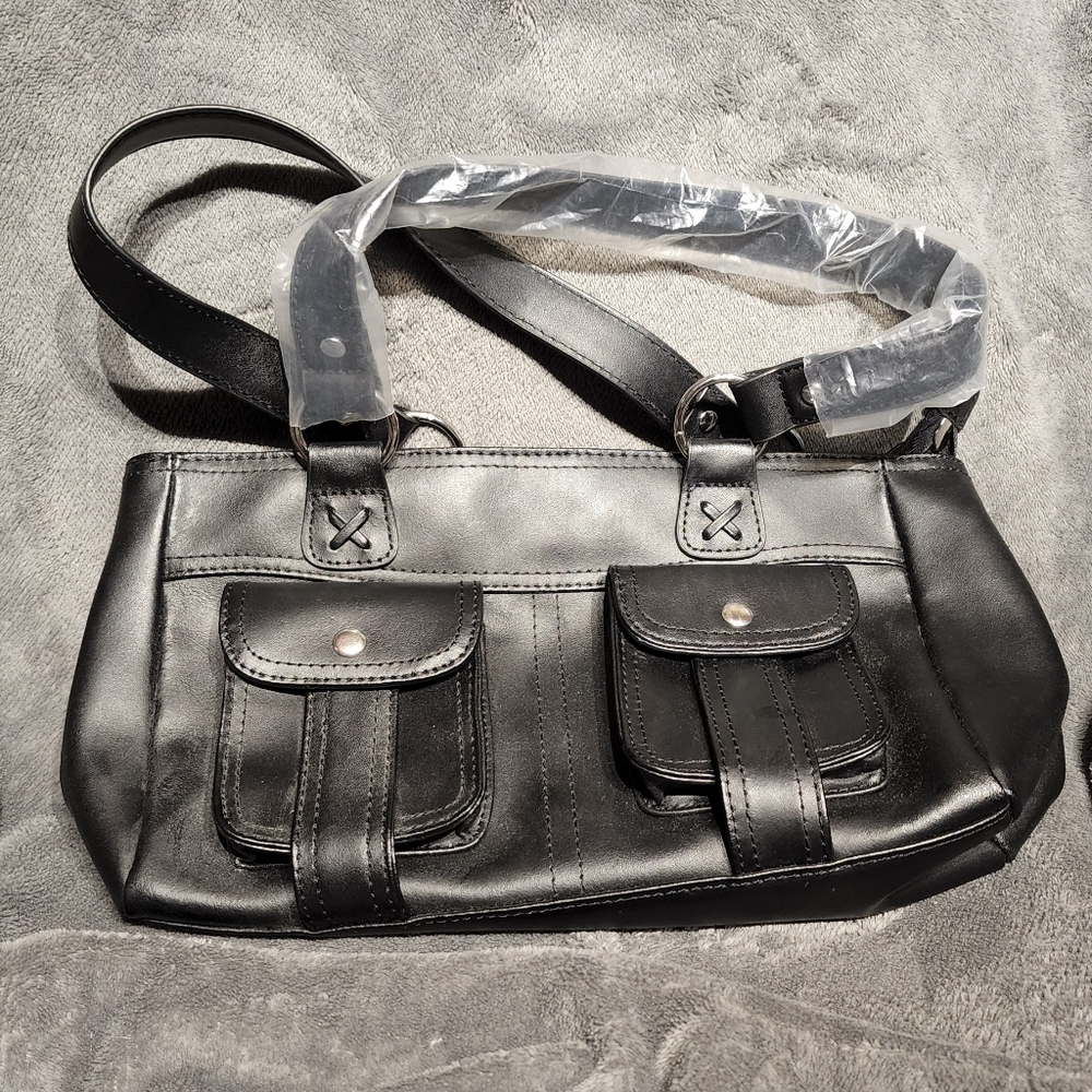 Elvis Black Leather Purse 1968 comeback tour